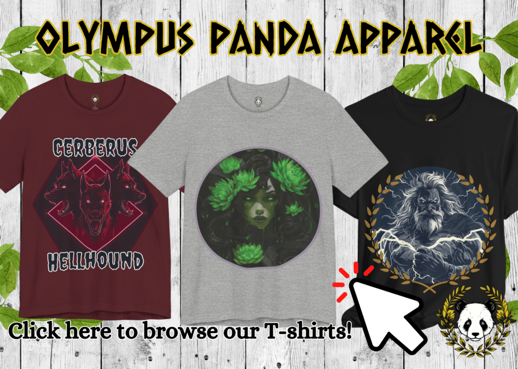 Olympus Panda Apparel T-shirts