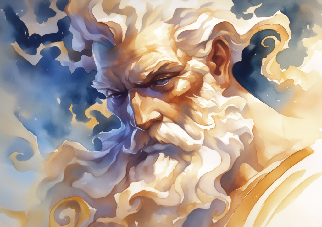 Zeus painting